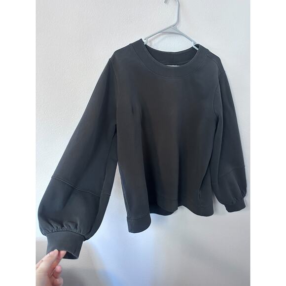 Calia by Carrie Underwood black sweatshirt crew neck balloon sleeves size XL - Picture 2 of 6